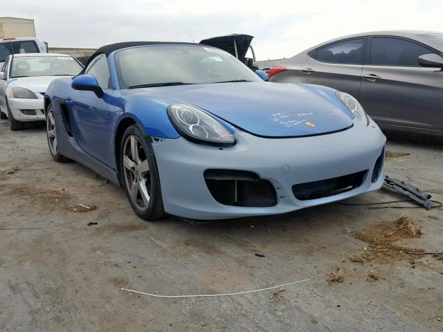 WP0CA2A86EK120827 - 2014 PORSCHE BOXSTER BLUE photo 1