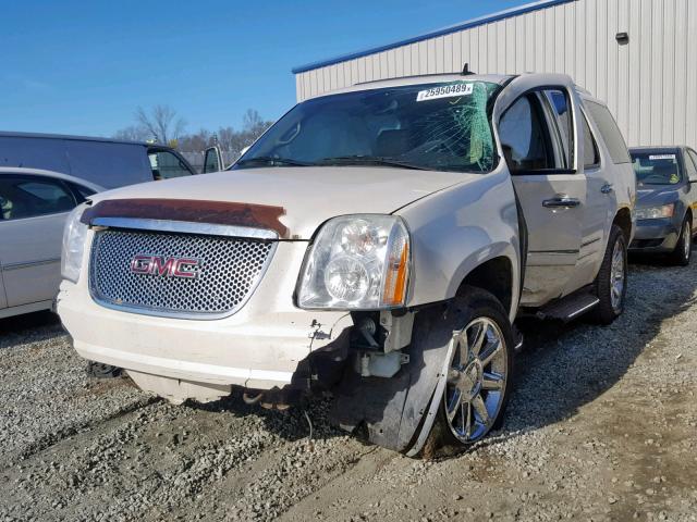 1GKFC03209R281275 - 2009 GMC YUKON DENA WHITE photo 2