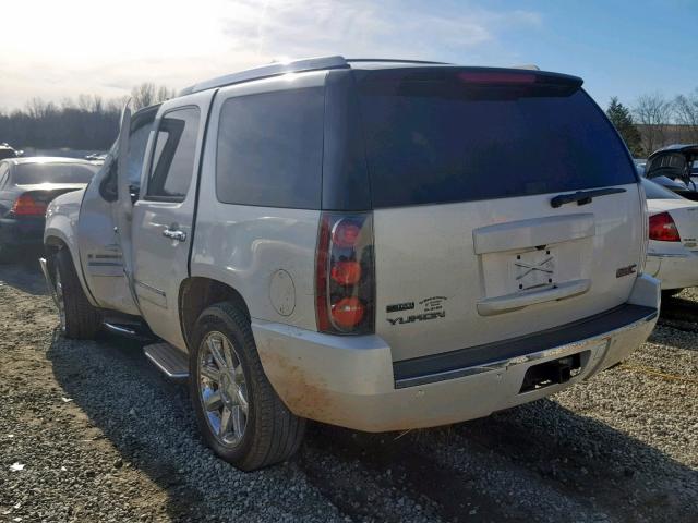 1GKFC03209R281275 - 2009 GMC YUKON DENA WHITE photo 3