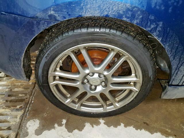 JTKDE167780267511 - 2008 TOYOTA SCION TC ლურჯი ფოტო 9
