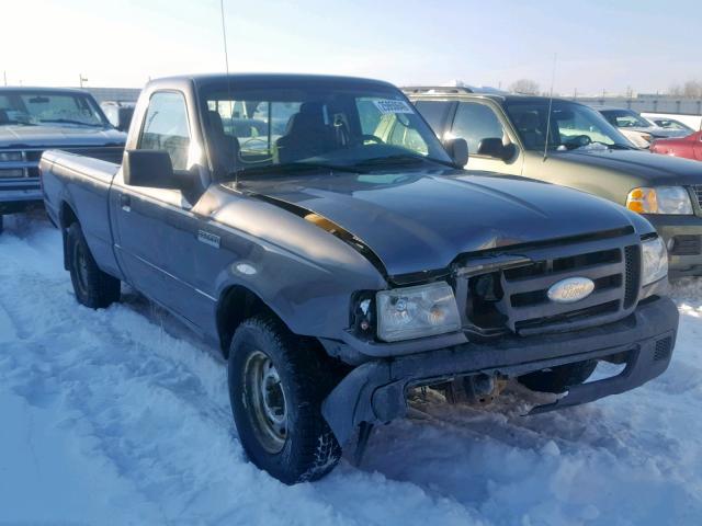 1FTYR10D86PA01916 - 2006 FORD RANGER GRAY photo 1