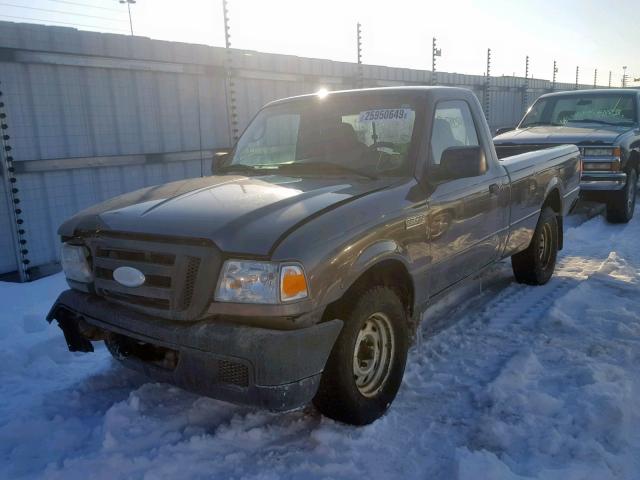 1FTYR10D86PA01916 - 2006 FORD RANGER GRAY photo 2