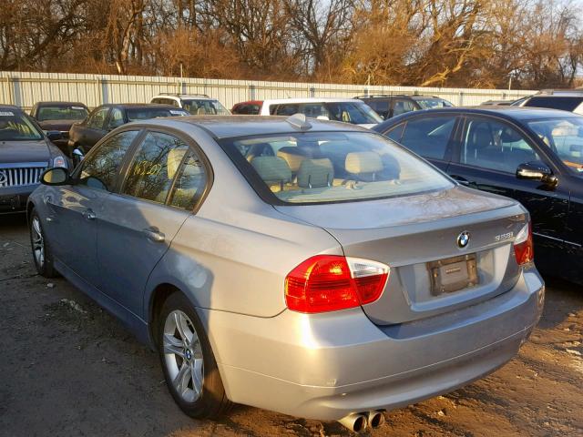 WBAVC57598NK78063 - 2008 BMW 328 I SULE GRAY photo 3