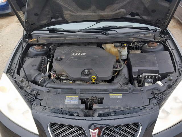 1G2ZH58N374147207 - 2007 PONTIAC G6 GT BLACK photo 7