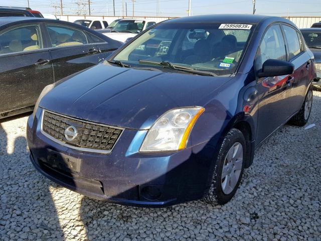 3N1AB61E88L607048 - 2008 NISSAN SENTRA 2.0 BLUE photo 2