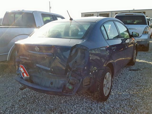 3N1AB61E88L607048 - 2008 NISSAN SENTRA 2.0 BLUE photo 4