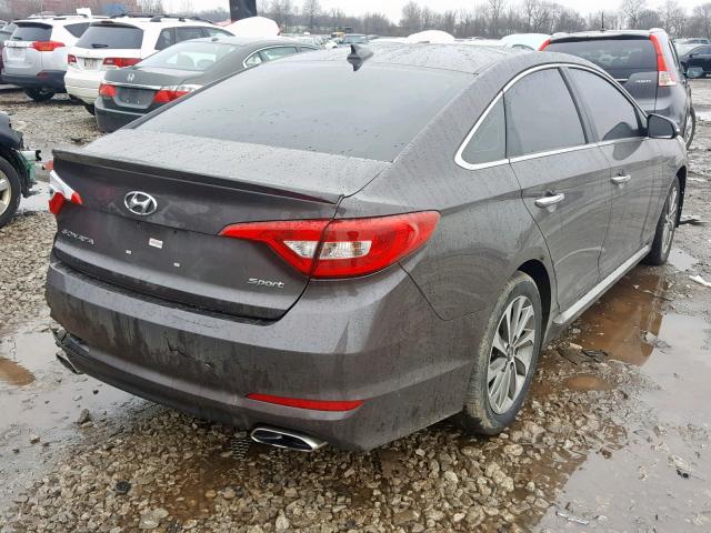 5NPE34AF2GH416233 - 2016 HYUNDAI SONATA SPO CHARCOAL photo 4