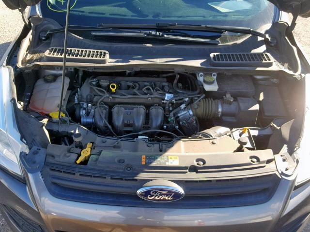 1FMCU0F78EUD81694 - 2014 FORD ESCAPE S SILVER photo 7