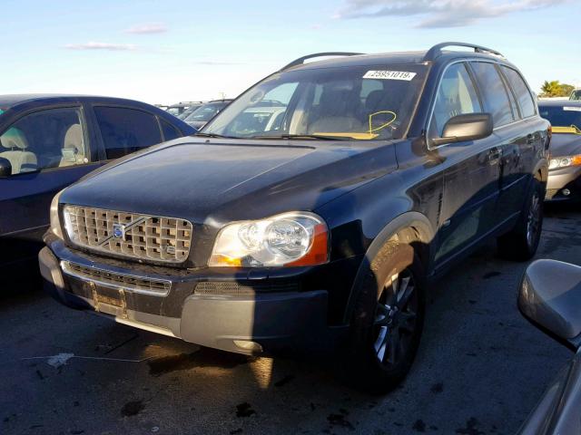 YV1CZ852351191792 - 2005 VOLVO XC90 V8 BLACK photo 2