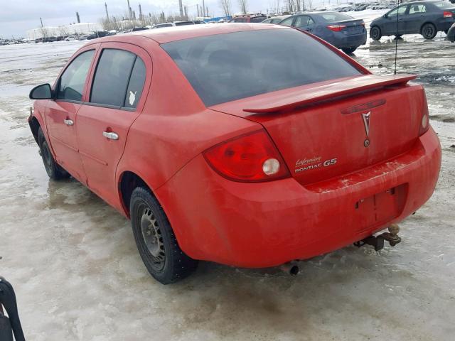 1G2AJ55F977209447 - 2007 PONTIAC G5 RED photo 3