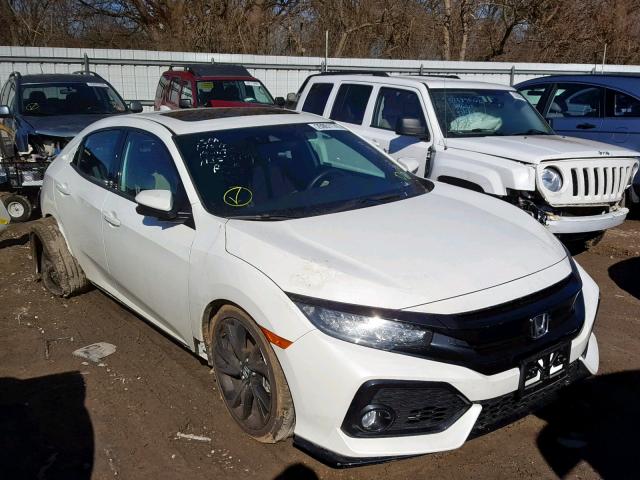 SHHFK7H93JU415363 - 2018 HONDA CIVIC SPOR WHITE photo 1