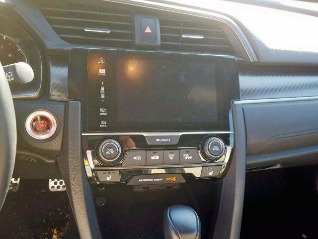 SHHFK7H93JU415363 - 2018 HONDA CIVIC SPOR WHITE photo 9