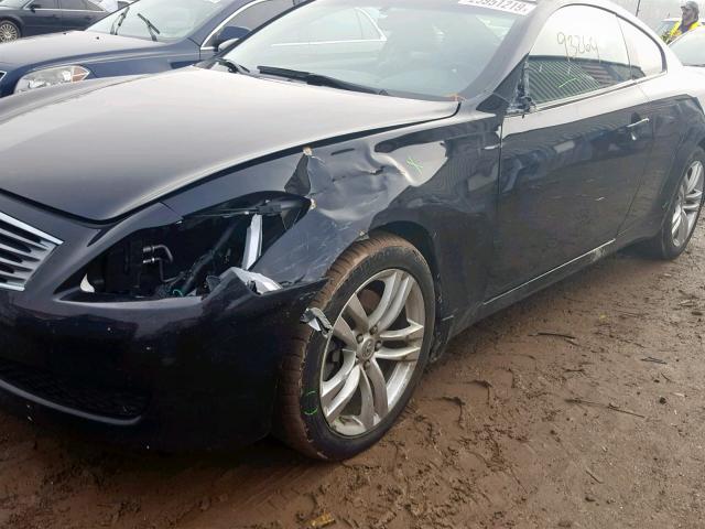 JN1CV6EL2AM152931 - 2010 INFINITI G37 BLACK photo 9