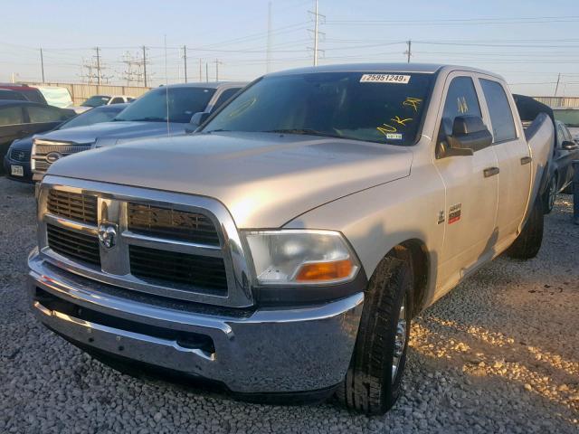 3D7TP2CL8AG186531 - 2010 DODGE RAM 2500 GRAY photo 2