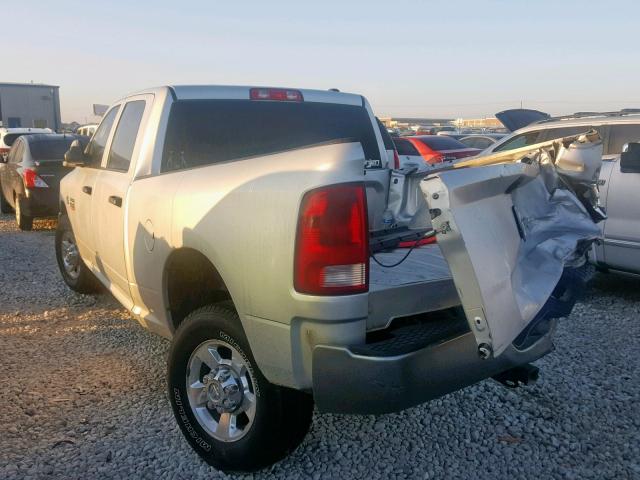 3D7TP2CL8AG186531 - 2010 DODGE RAM 2500 GRAY photo 3