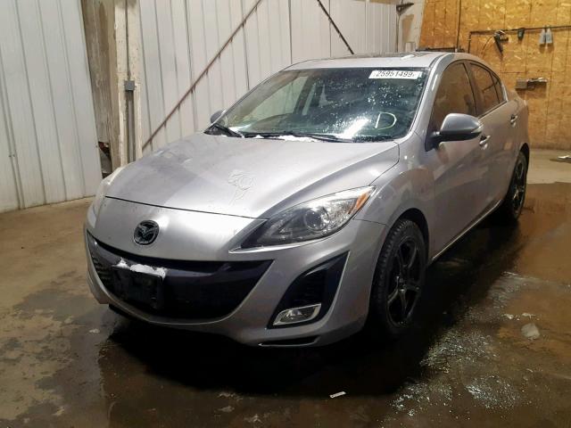 JM1BL1S56A1101604 - 2010 MAZDA 3 S SILVER photo 2