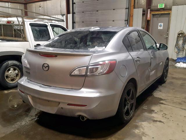 JM1BL1S56A1101604 - 2010 MAZDA 3 S SILVER photo 4