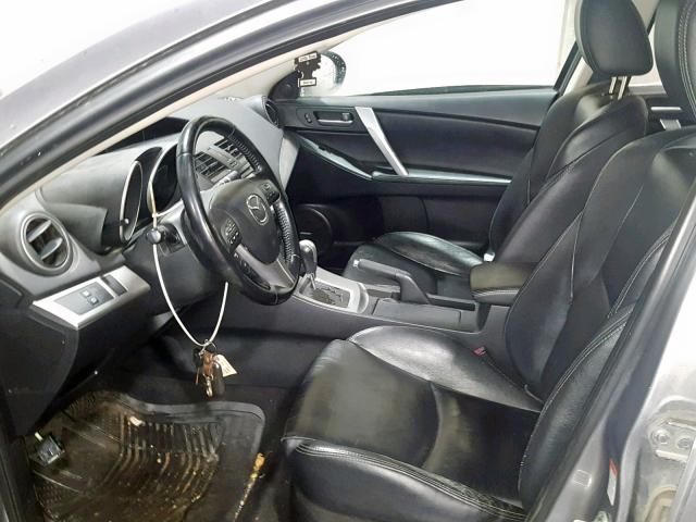 JM1BL1S56A1101604 - 2010 MAZDA 3 S SILVER photo 5