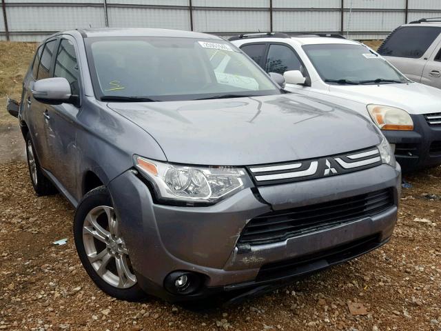 JA4AZ3A35EZ020228 - 2014 MITSUBISHI OUTLANDER GRAY photo 1