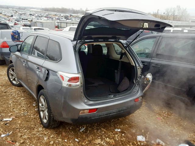 JA4AZ3A35EZ020228 - 2014 MITSUBISHI OUTLANDER GRAY photo 3