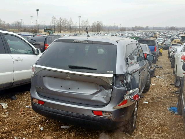 JA4AZ3A35EZ020228 - 2014 MITSUBISHI OUTLANDER GRAY photo 4