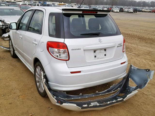 JS2YA5A54C6300591 - 2012 SUZUKI SX4 WHITE photo 3