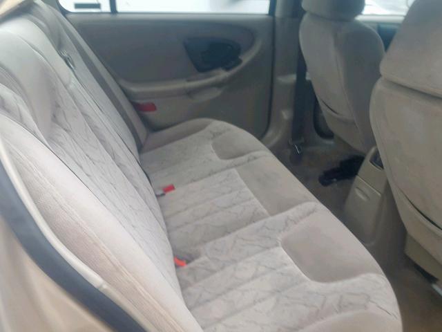 1G1NE52J12M558566 - 2002 CHEVROLET MALIBU LS GOLD photo 6