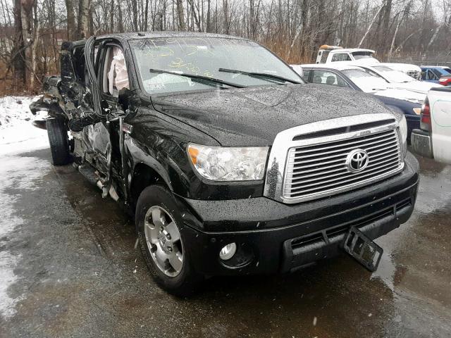 5TFHY5F10AX120298 - 2010 TOYOTA TUNDRA CRE BLACK photo 1