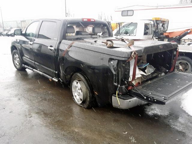 5TFHY5F10AX120298 - 2010 TOYOTA TUNDRA CRE BLACK photo 3