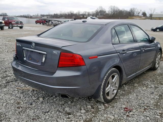 19UUA66286A005249 - 2006 ACURA 3.2TL GRAY photo 4