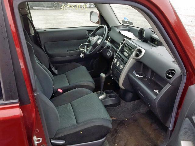 JTLKT324164064376 - 2006 TOYOTA SCION XB წითელი ფოტო 5