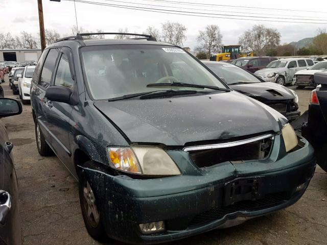 JM3LW28Y910183697 - 2001 MAZDA MPV WAGON GREEN photo 1