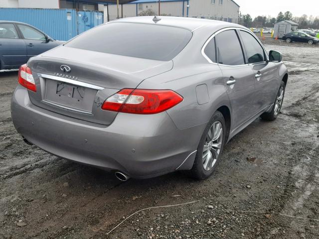 JN1BY1AR7DM601010 - 2013 INFINITI M37 X CHARCOAL photo 4