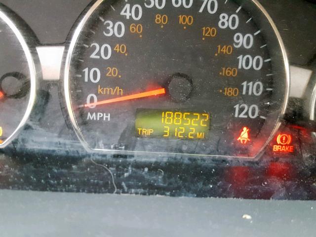 1G8AJ52F75Z138096 - 2005 SATURN ION LEVEL GRAY photo 8