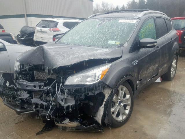 1FMCU9J96EUC18491 - 2014 FORD ESCAPE TIT GRAY photo 2