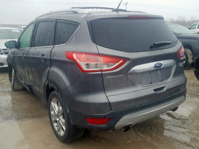 1FMCU9J96EUC18491 - 2014 FORD ESCAPE TIT GRAY photo 3