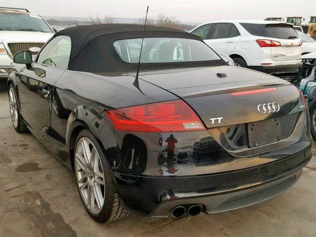 TRUWFAFK0A1015557 - 2010 AUDI TT PREMIUM BLACK photo 3