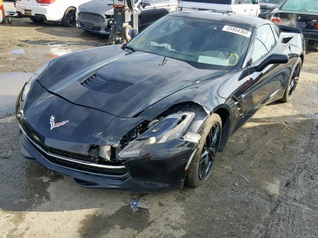 1G1YB2D75G5113853 - 2016 CHEVROLET CORVETTE S BLACK photo 2