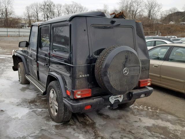 WDCYC3HF1DX202793 - 2013 MERCEDES-BENZ G 550 BLACK photo 3