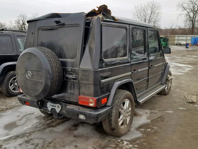 WDCYC3HF1DX202793 - 2013 MERCEDES-BENZ G 550 BLACK photo 4