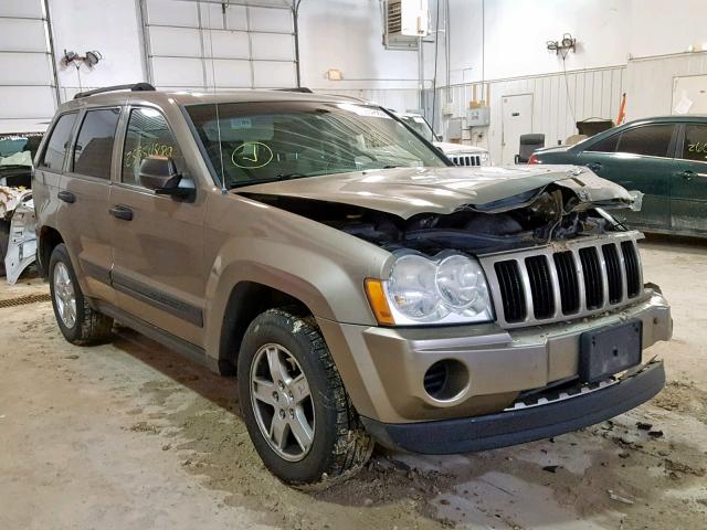 1J4GR48K25C723656 - 2005 JEEP GRAND CHER TAN photo 1