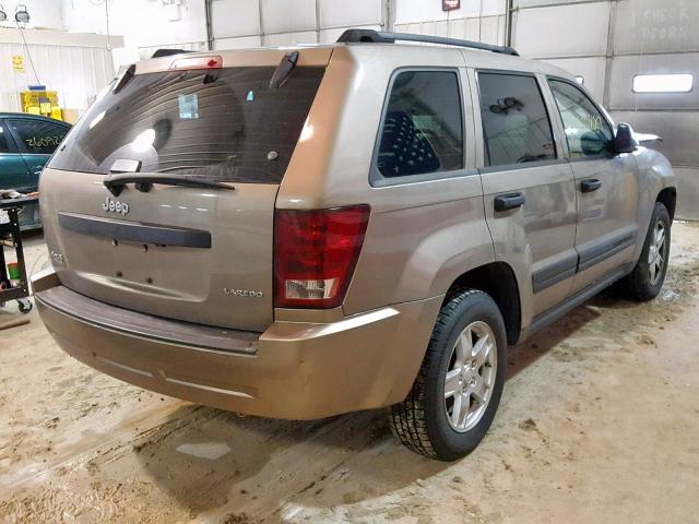 1J4GR48K25C723656 - 2005 JEEP GRAND CHER TAN photo 4