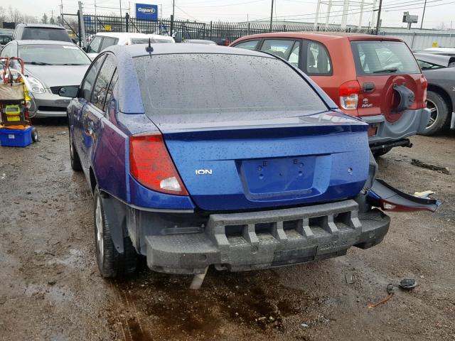 1G8AL55F66Z191010 - 2006 SATURN ION LEVEL BLUE photo 3