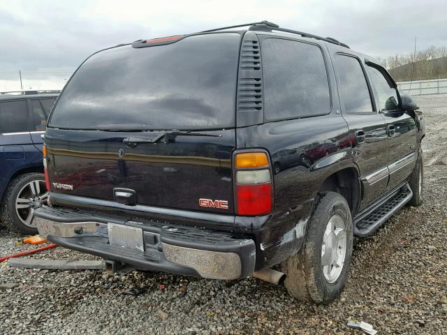 1GKEK13Z54R254602 - 2004 GMC YUKON BLACK photo 4