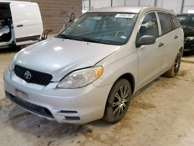 2T1KR32E54C310665 - 2004 TOYOTA MATRIX GRAY photo 2