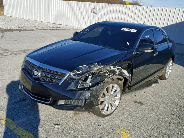 1G6AB5RA5D0119971 - 2013 CADILLAC ATS LUXURY BLACK photo 2