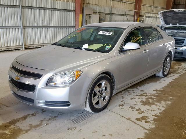 1G1ZC5E01AF179189 - 2010 CHEVROLET MALIBU 1LT SILVER photo 2