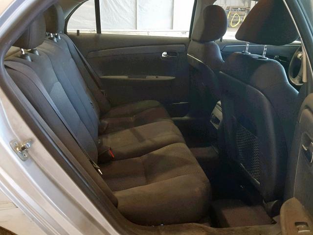 1G1ZC5E01AF179189 - 2010 CHEVROLET MALIBU 1LT SILVER photo 6