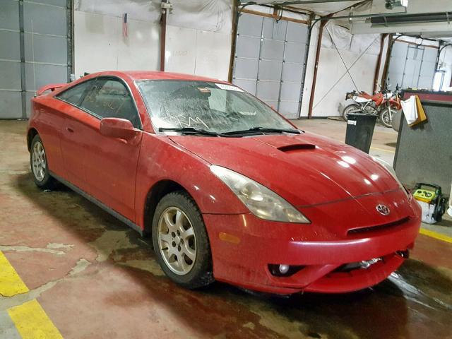 JTDDR32T150181245 - 2005 TOYOTA CELICA GT RED photo 1