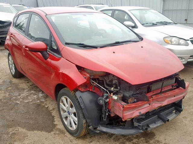 3FADP4EJ1CM153855 - 2012 FORD FIESTA SE RED photo 1